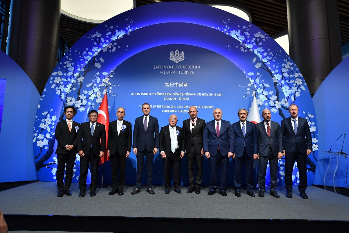 Erman Ilıcak'a Japonya'nın en yüksek devlet nişanı takdim edildi