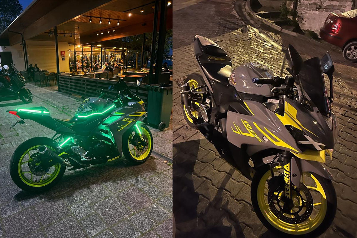 Maltepe'de 100 bin TL'lik motosikleti ittirerek çaldılar