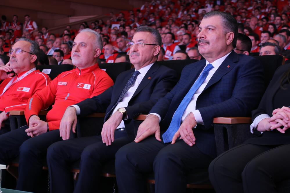 Sağlık Bakanı Fahrettin Koca, Türk Kızılay 103. Genel Kurulu’nda konuştu