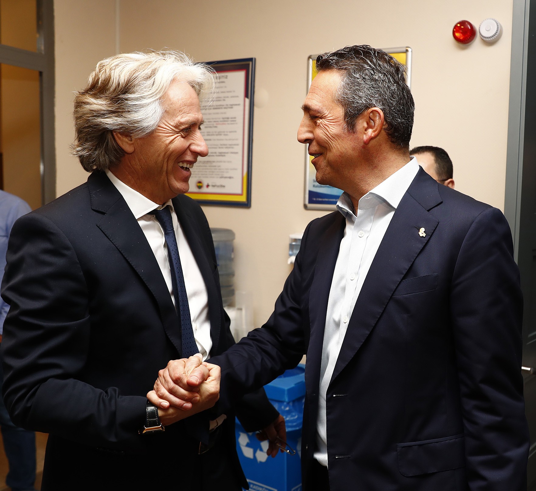 Jorge Jesus, Ali Koç ile Şükrü Saracoğlu'nu gezdi