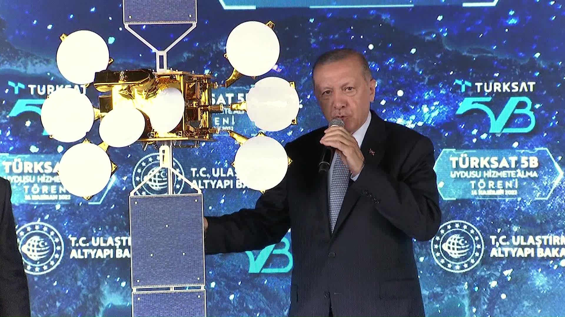 Türksat 5B hizmete girdi! Cumhurbaşkanı Erdoğan'dan önemli açıklamalar