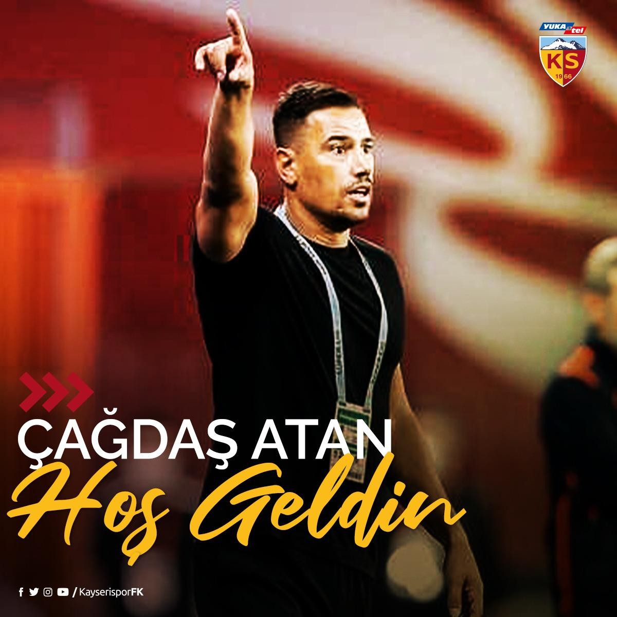 Kayserispor, Çağdaş Atan'ı açıkladı