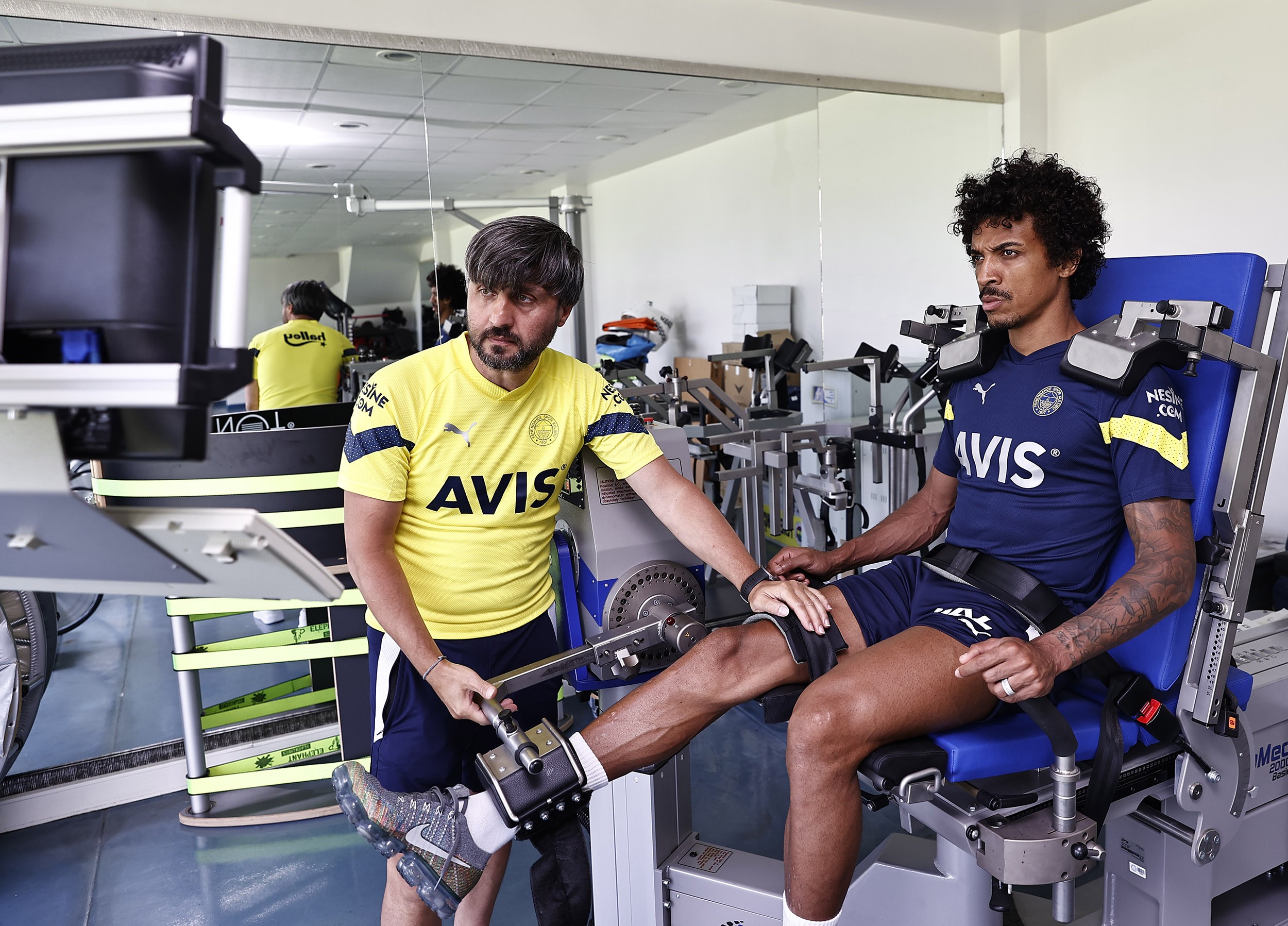 Fenerbahçe'de futbolculara izokinetik ve groin bar testleri uygulandı