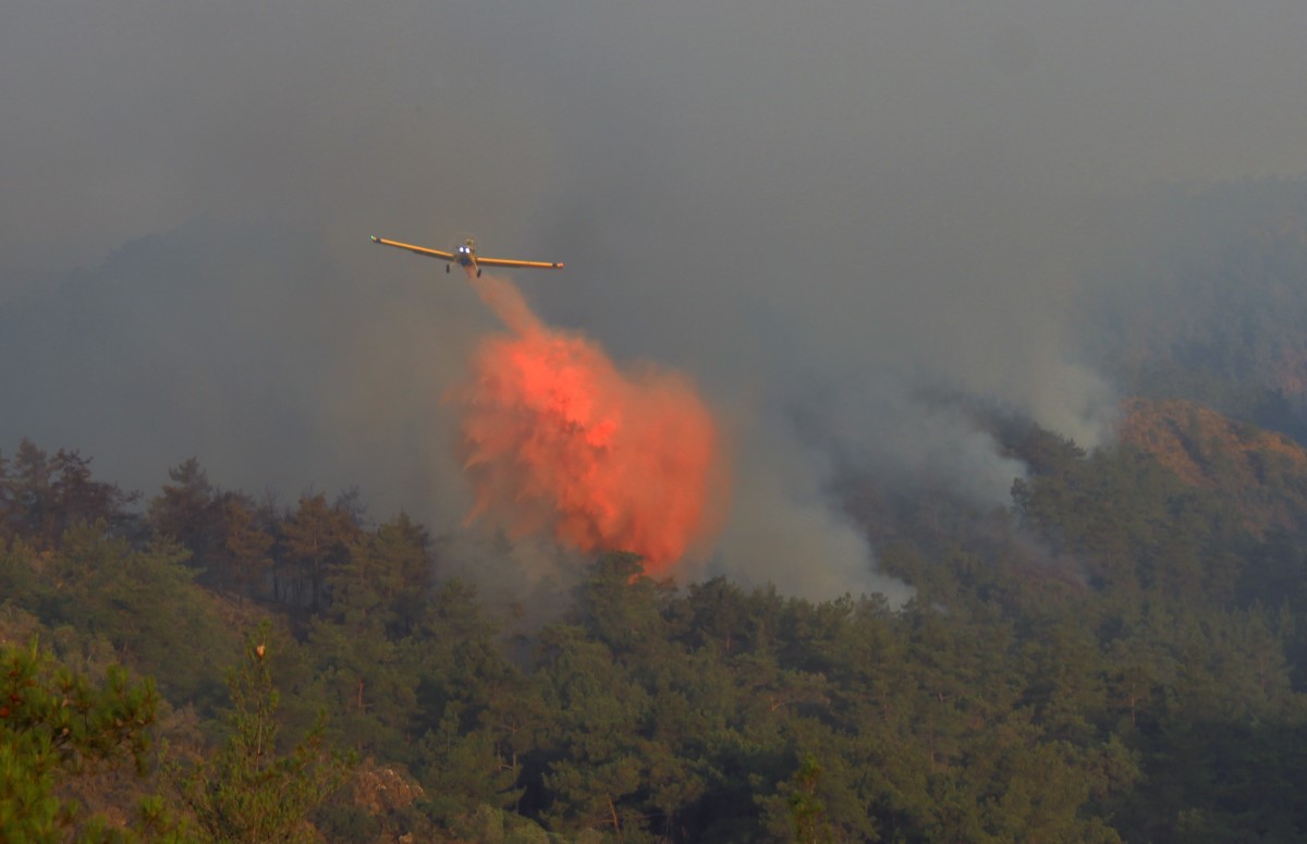 Orman yangınları yerli ve milli köpükle sönüyor