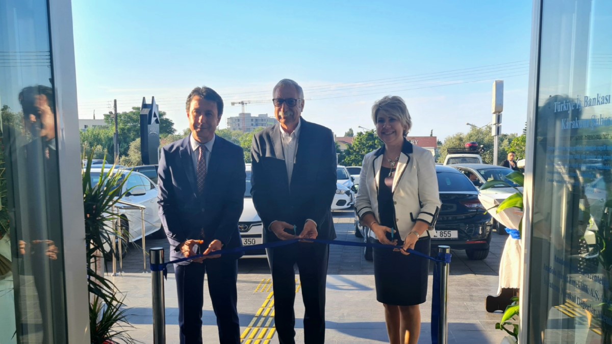 İş Bankası KKTC’nin Karakum Şubesi açıldı