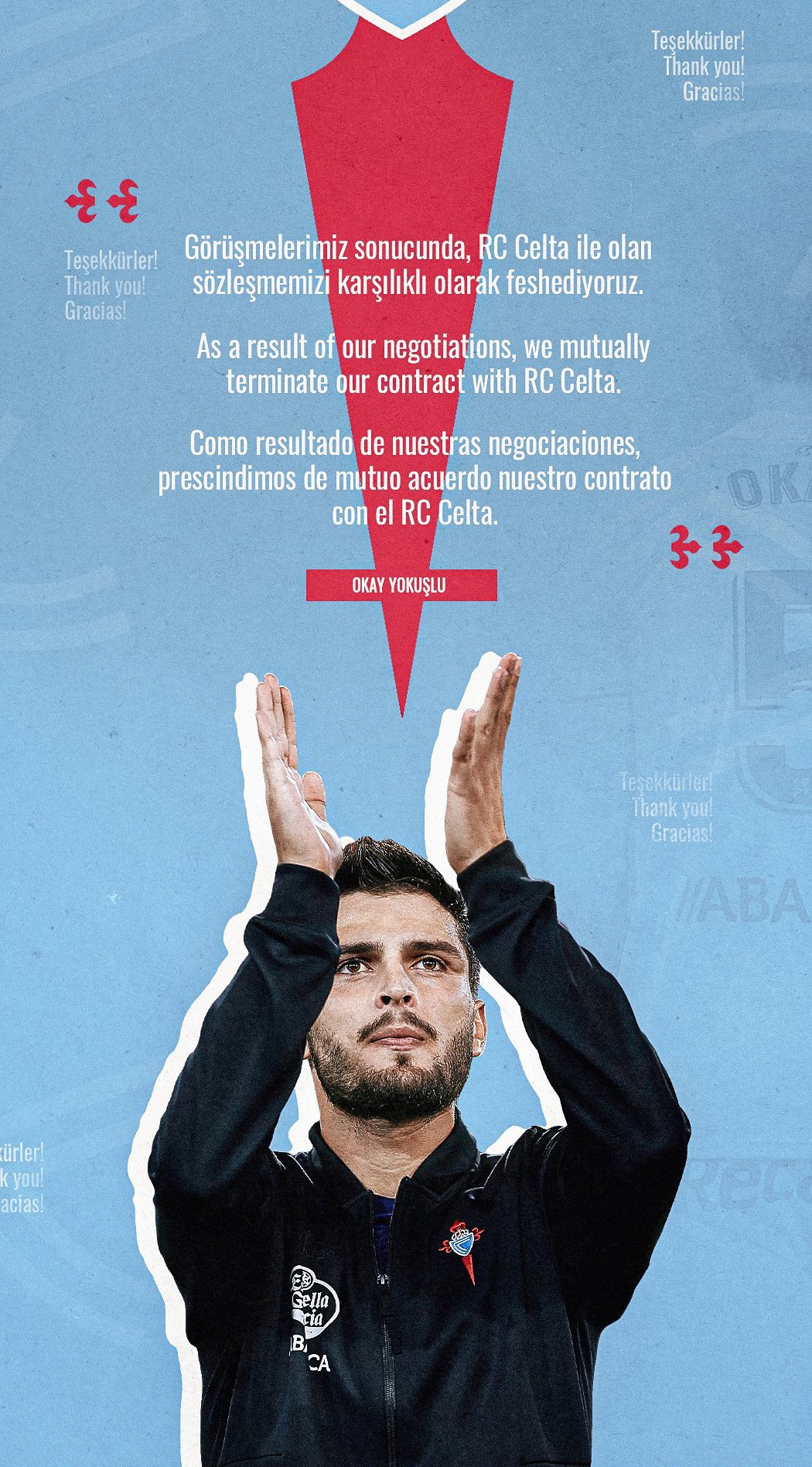 Okay Yokuşlu, Celta Vigo'dan ayrıldı!