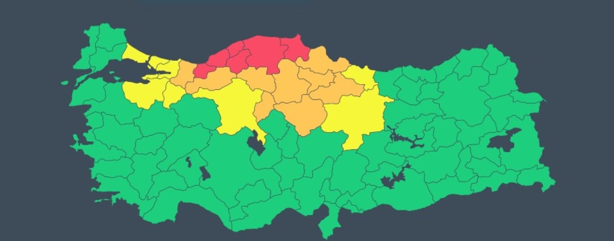Meteoroloji 6 ili 'kırmızı' kodla uyardı!