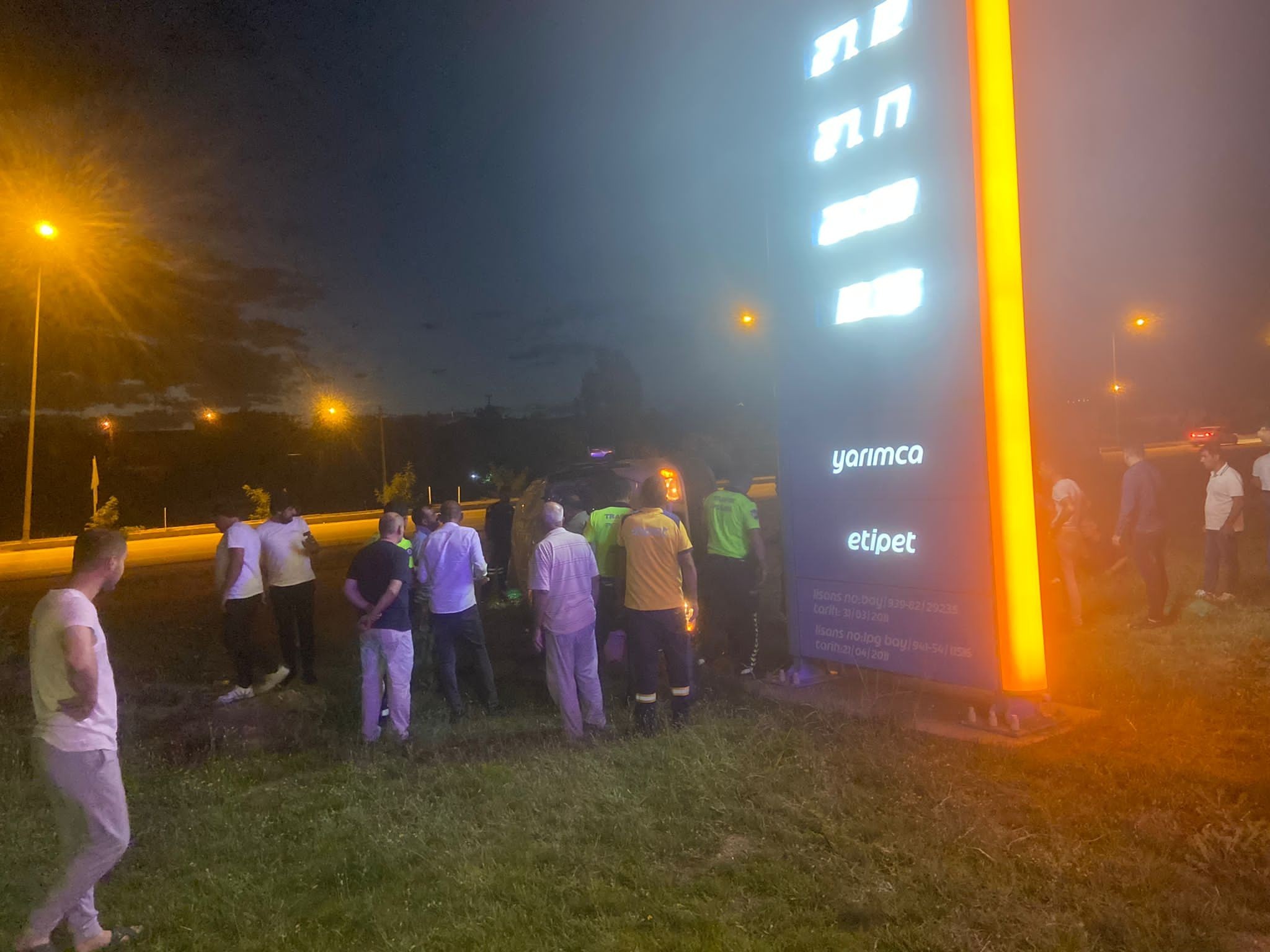 Baba ve oğlu ayıran kazanın görüntüleri ortaya çıktı