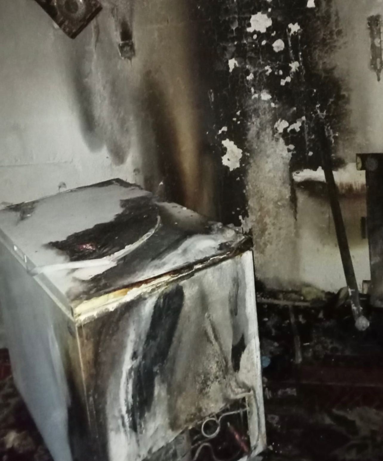 Horasan’da ev yangını: 1 yaralı