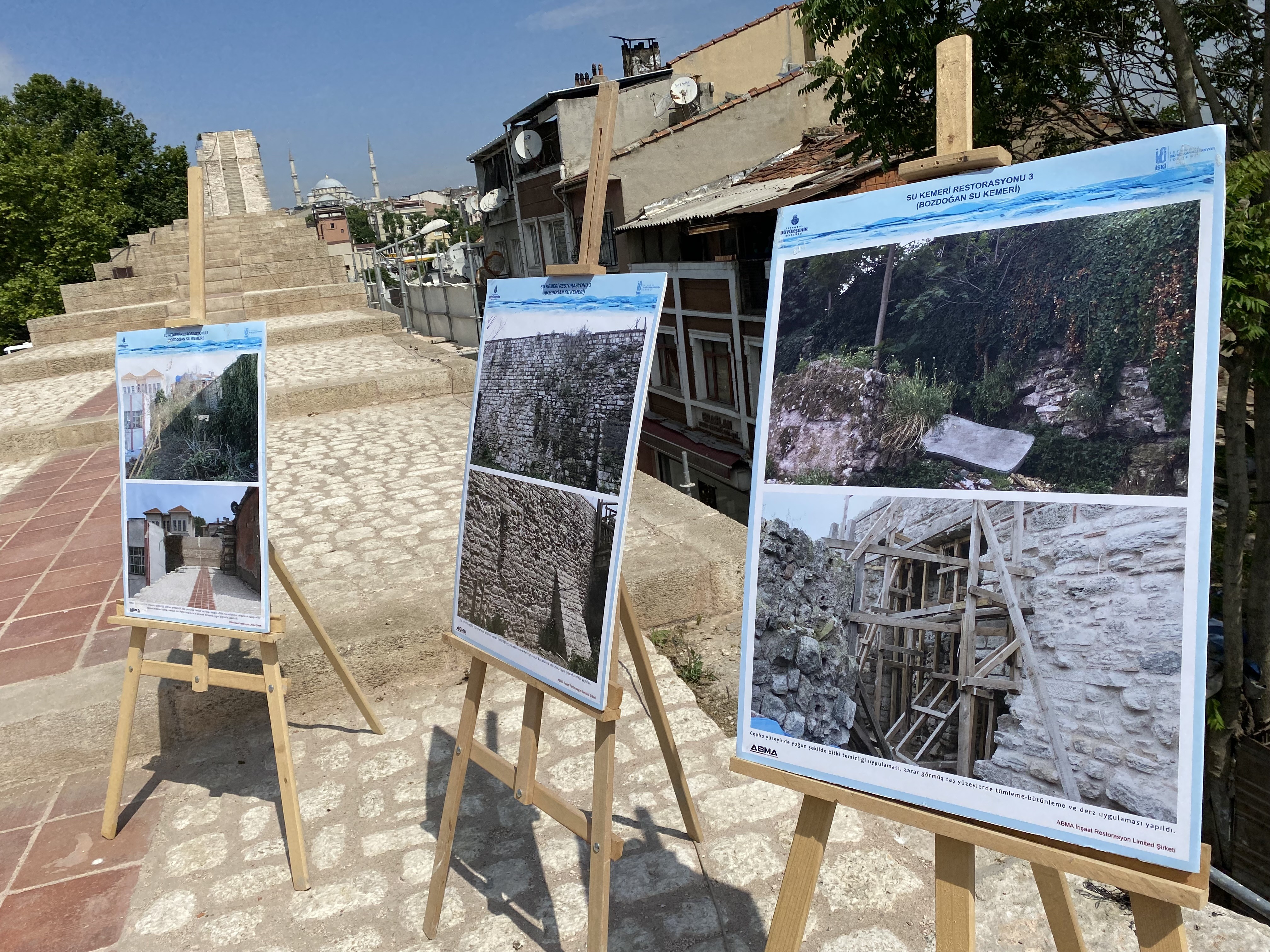 Bozdoğan Kemeri’nde restorasyonun yüzde 95’i tamamlandı