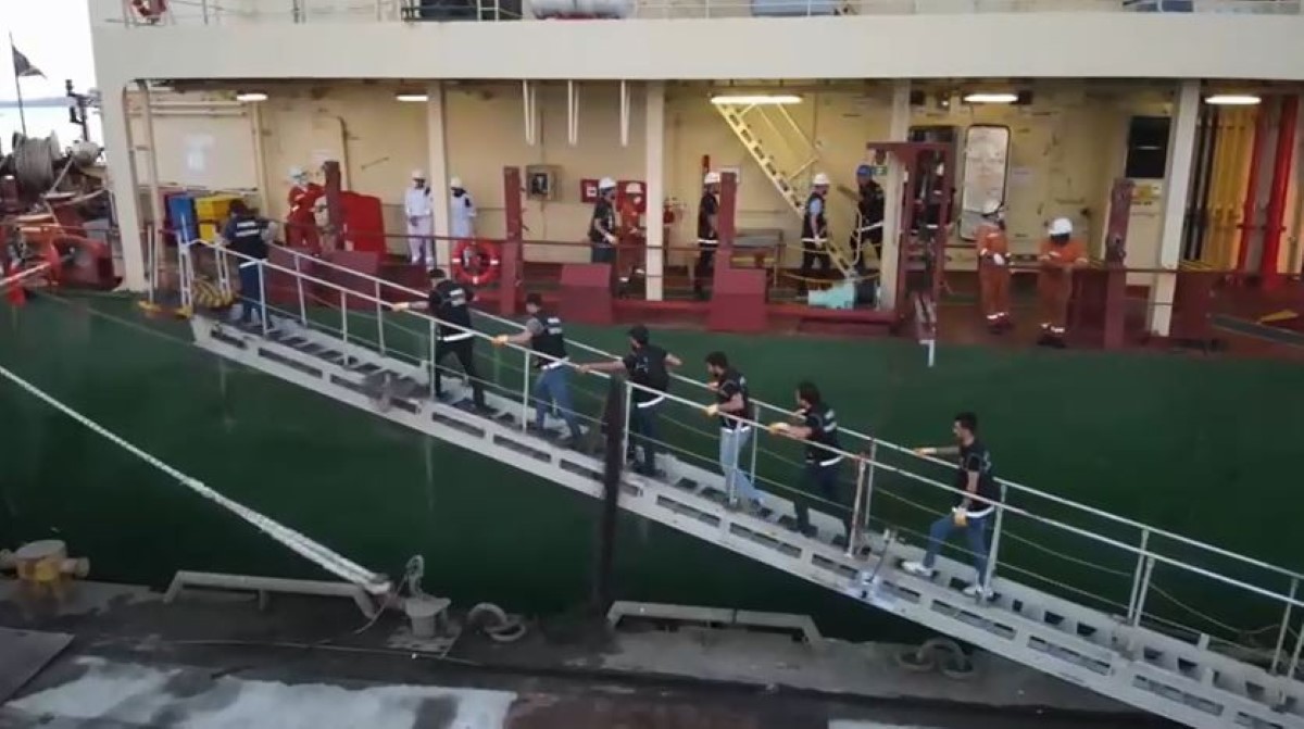 242 kilo kokain ele geçirilmesinde suyun altında dev operasyonun görüntüleri ortaya çıktı