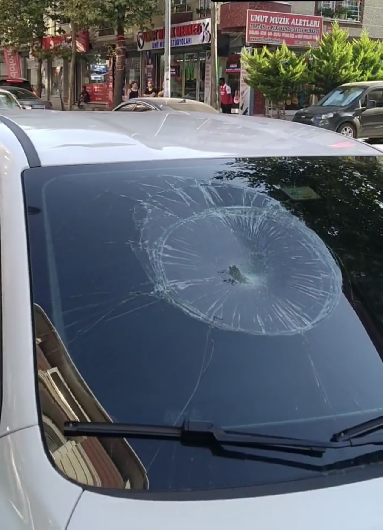 Sinir krizi geçirdi ortalığı birbirine kattı