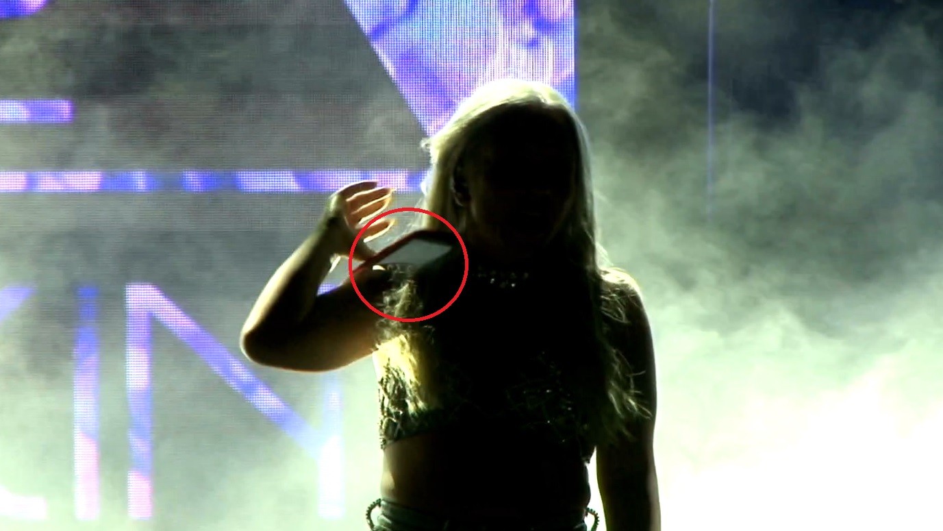 İşte ünlü popçunun yaralandığı o an