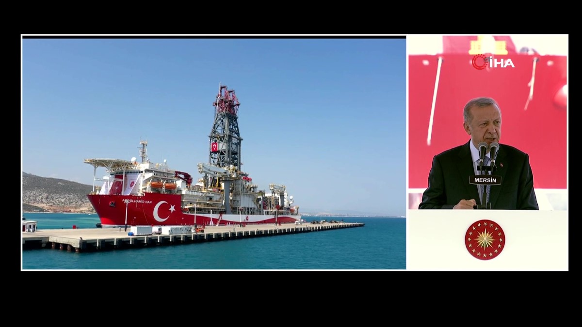 'Abdulhamid Han' Cumhurbaşkanı Erdoğan'ın katıldığı törenle Akdeniz'e uğurlandı