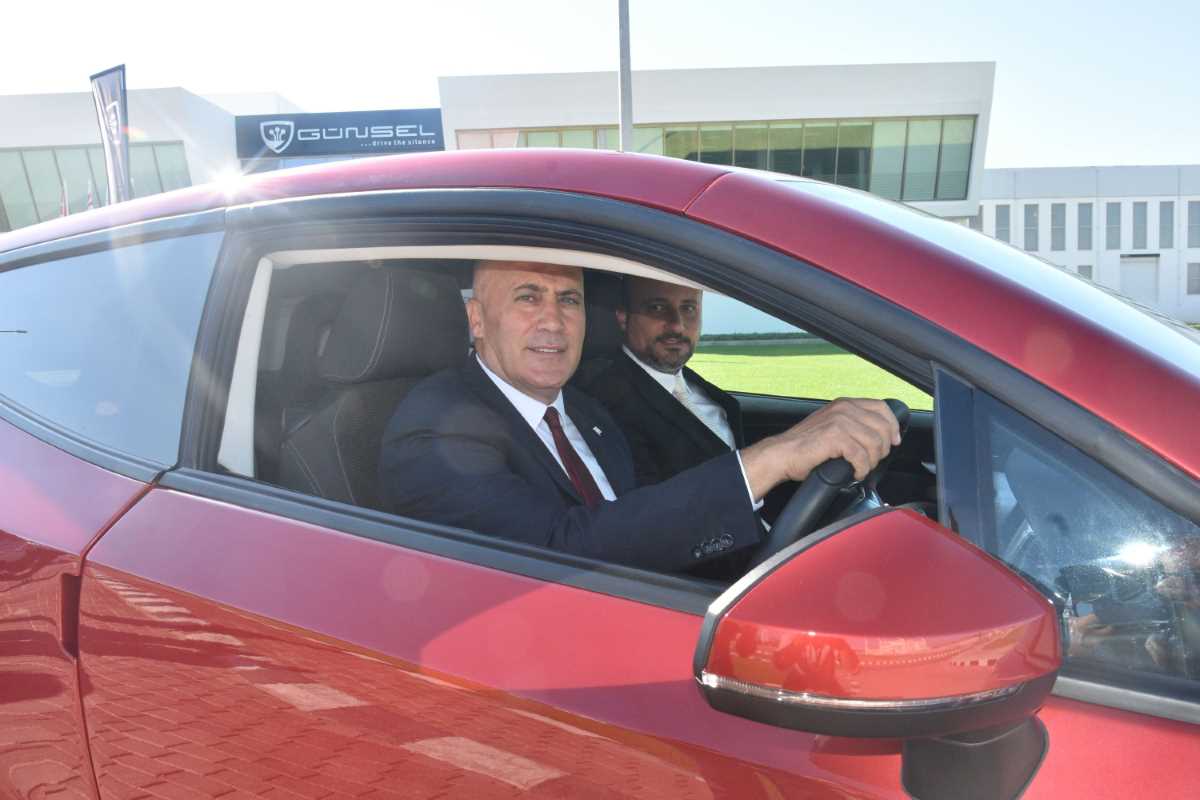 KKTC Ekonomi ve Enerji Bakanı Olgun Amcaoğlu GÜNSEL’i ziyaret etti