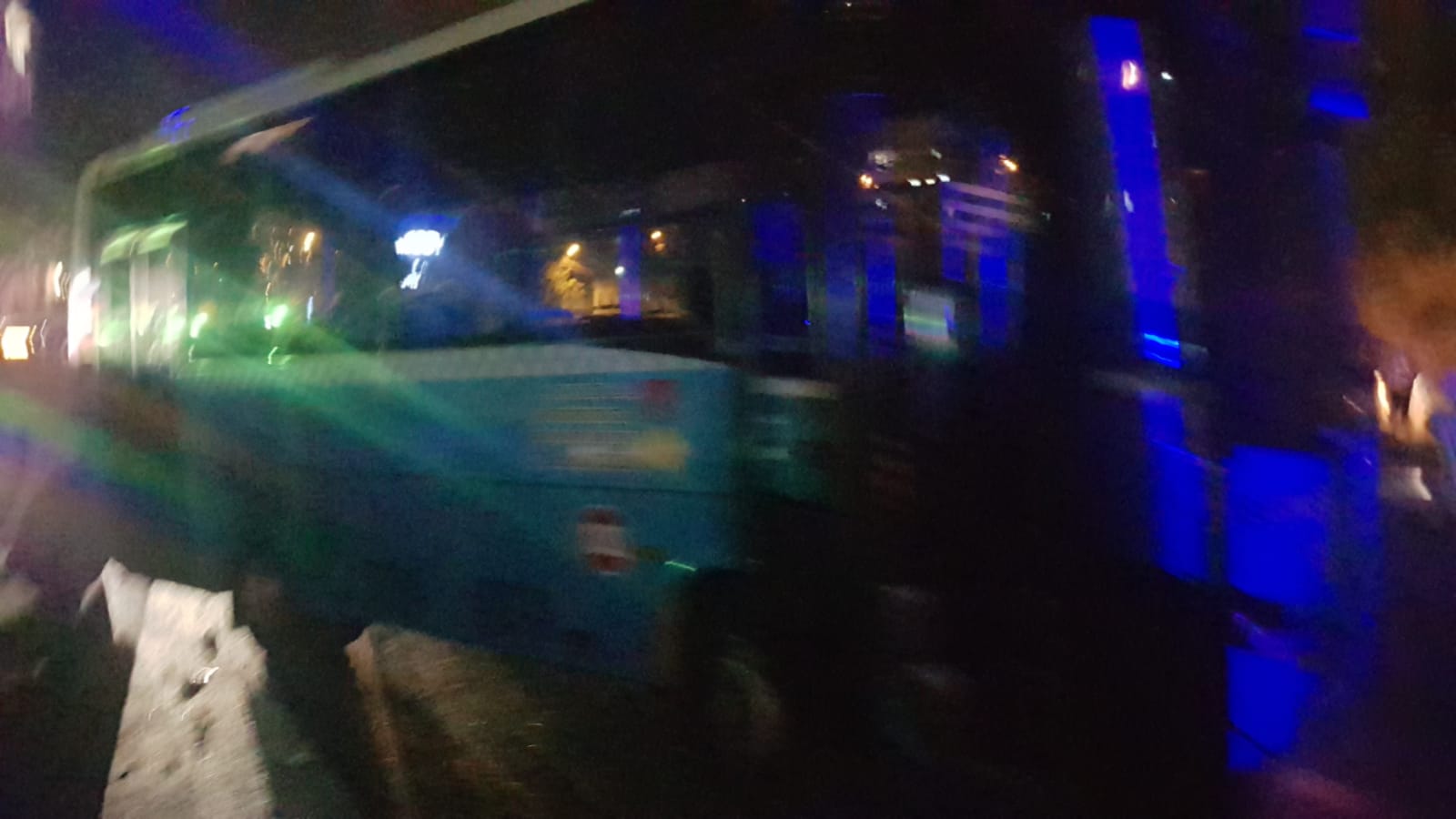 Feci kaza anı otobüsün kamerasına da yansıdı