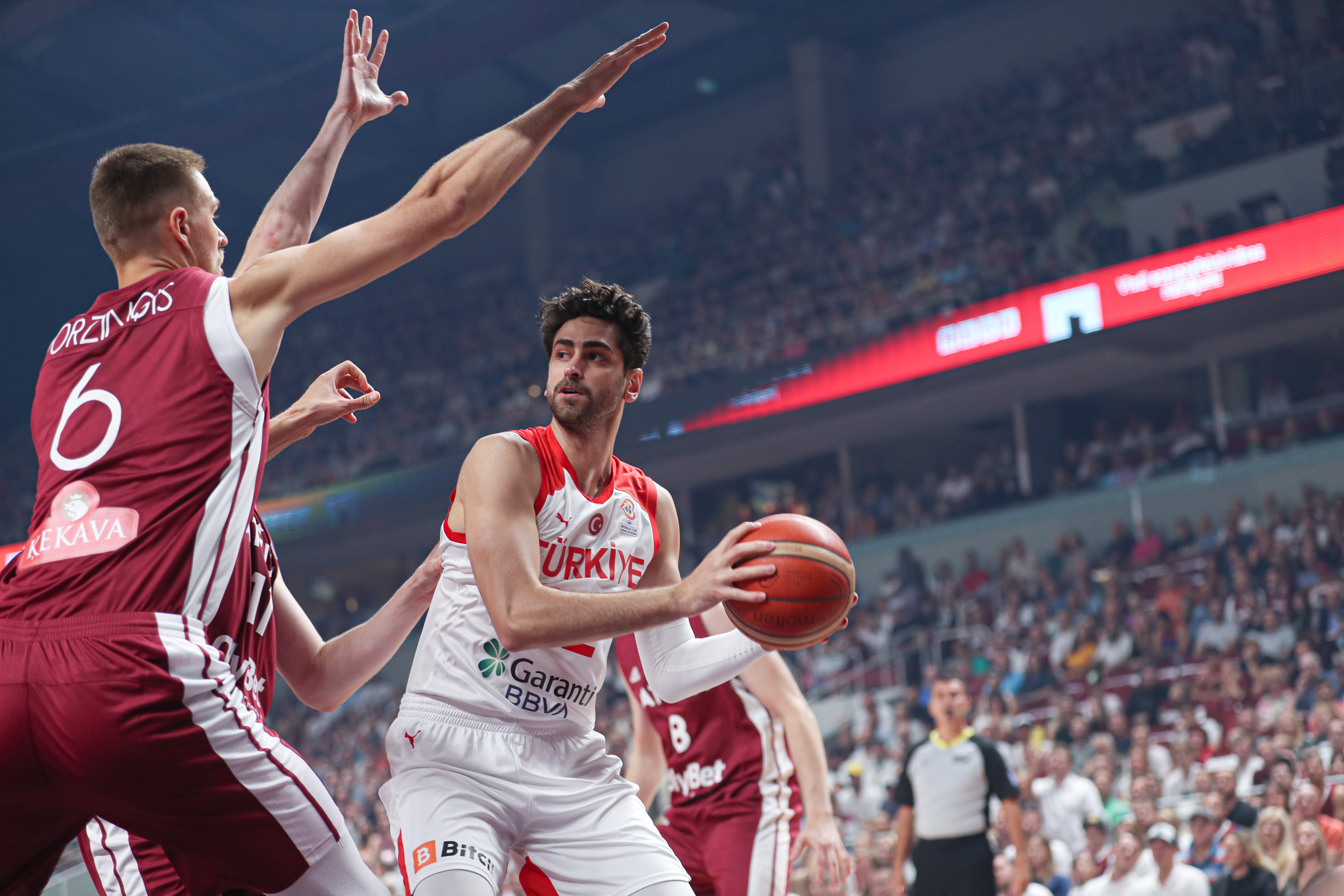 FIBA 2023 Dünya Kupası Avrupa Elemeleri: Letonya: 111 - Türkiye: 85