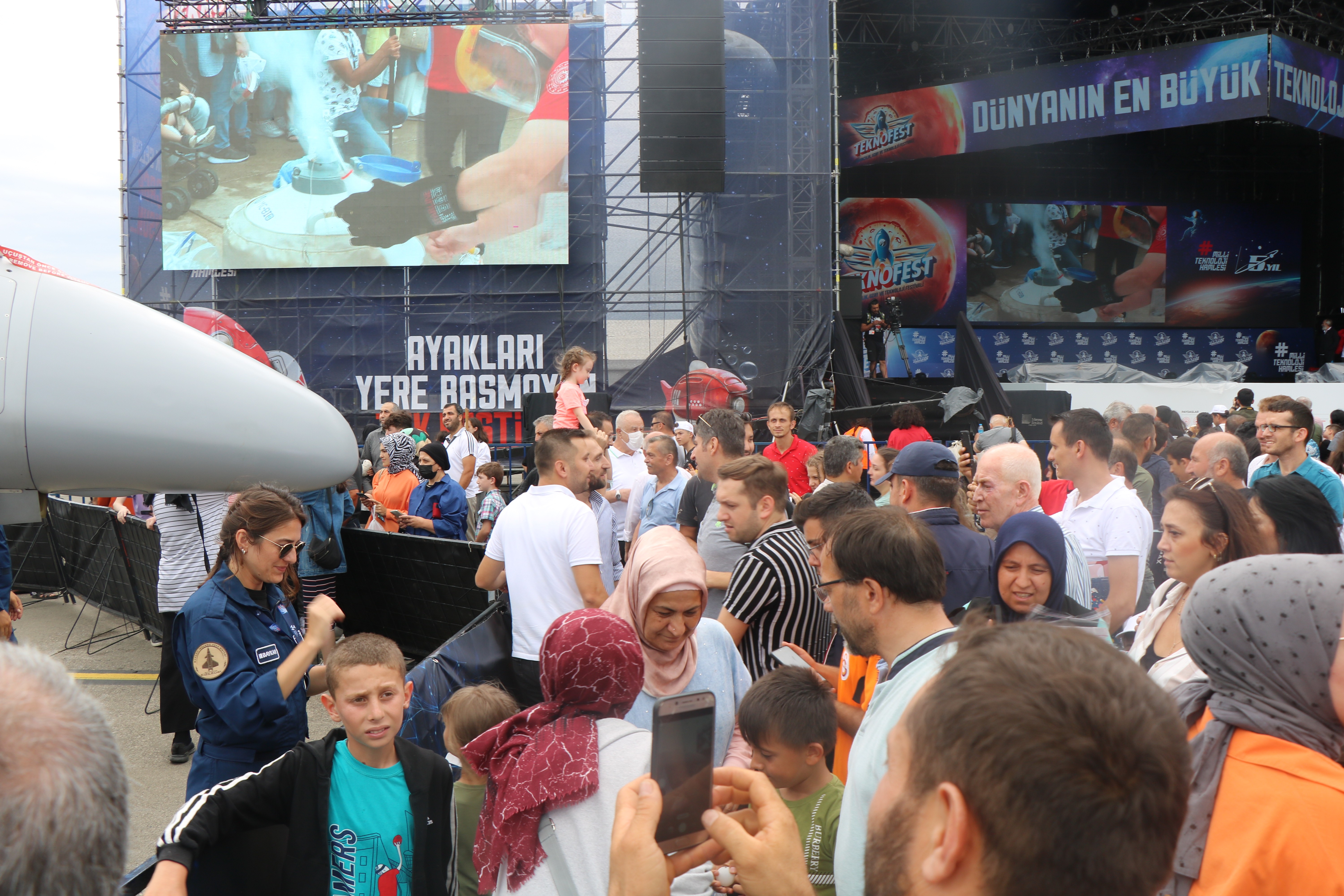 Teknofest Karadeniz'e son günde de ilgi yüksek