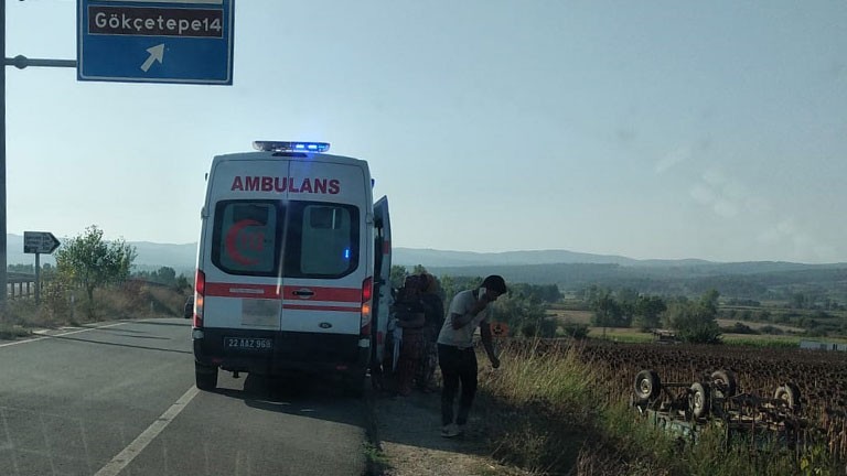 Patpat tarlaya uçtu: 4 yaralı