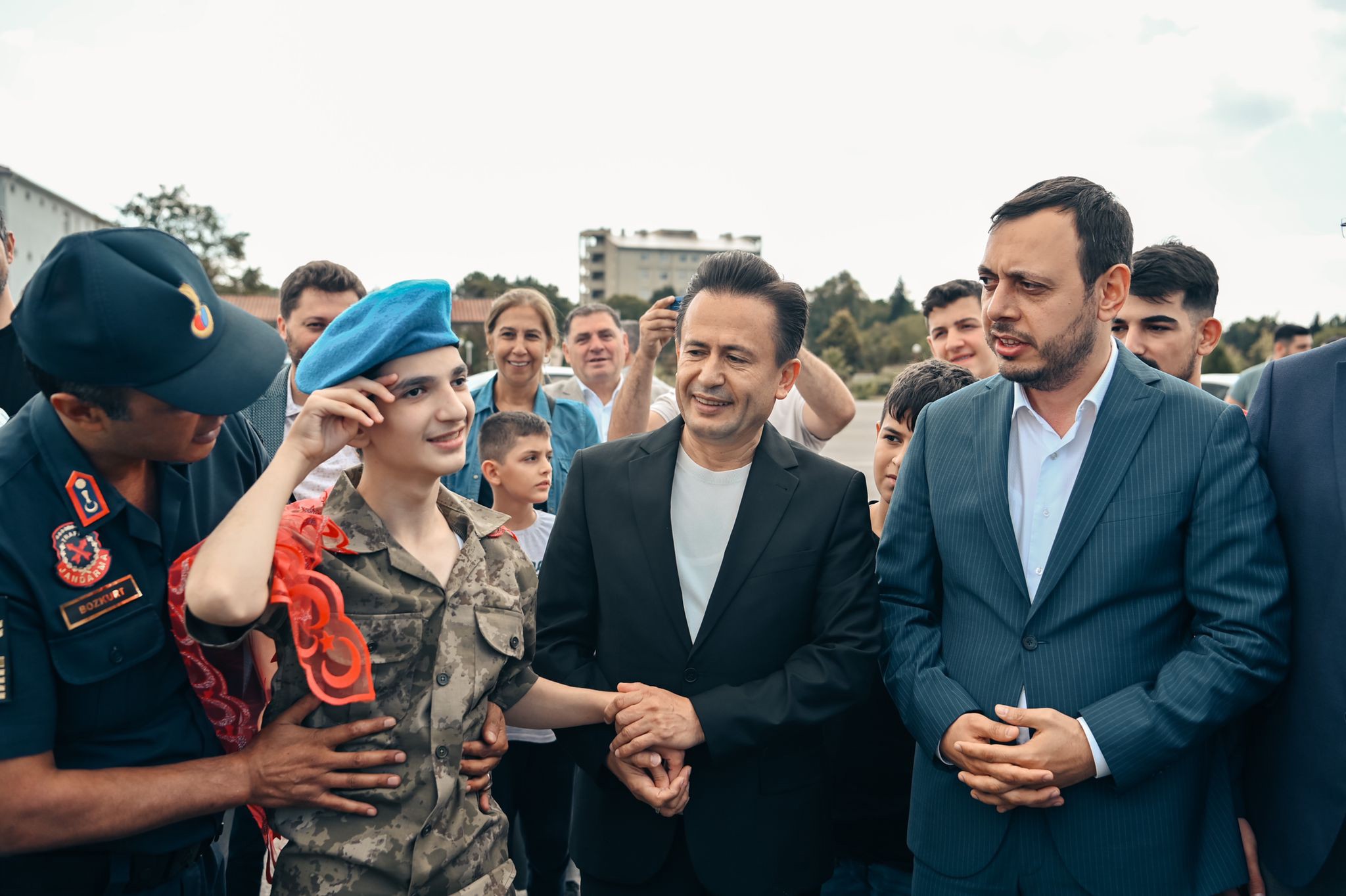 Özel çocuk Fehmi’nin askerlik hayali gerçek oldu