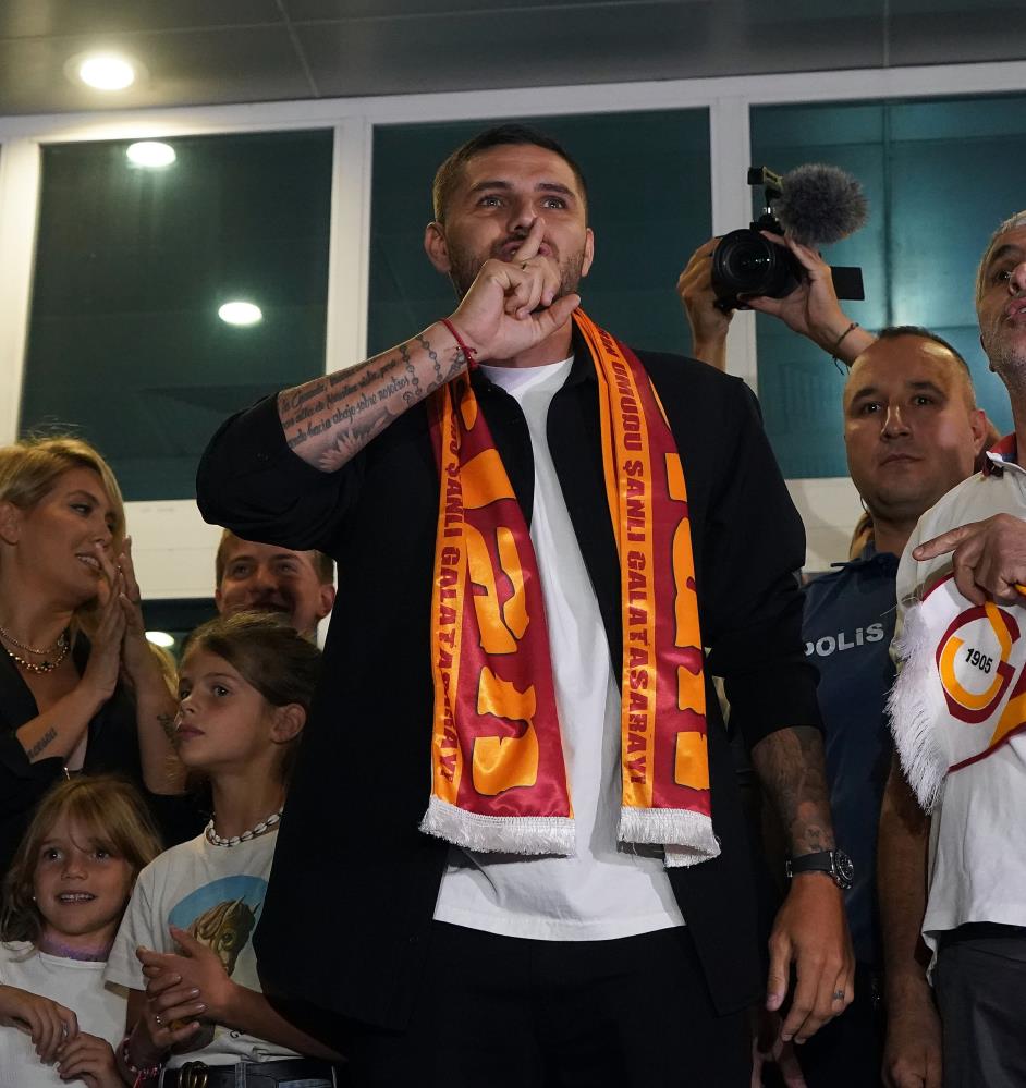 Mauro Icardi, İstanbul'a geldi