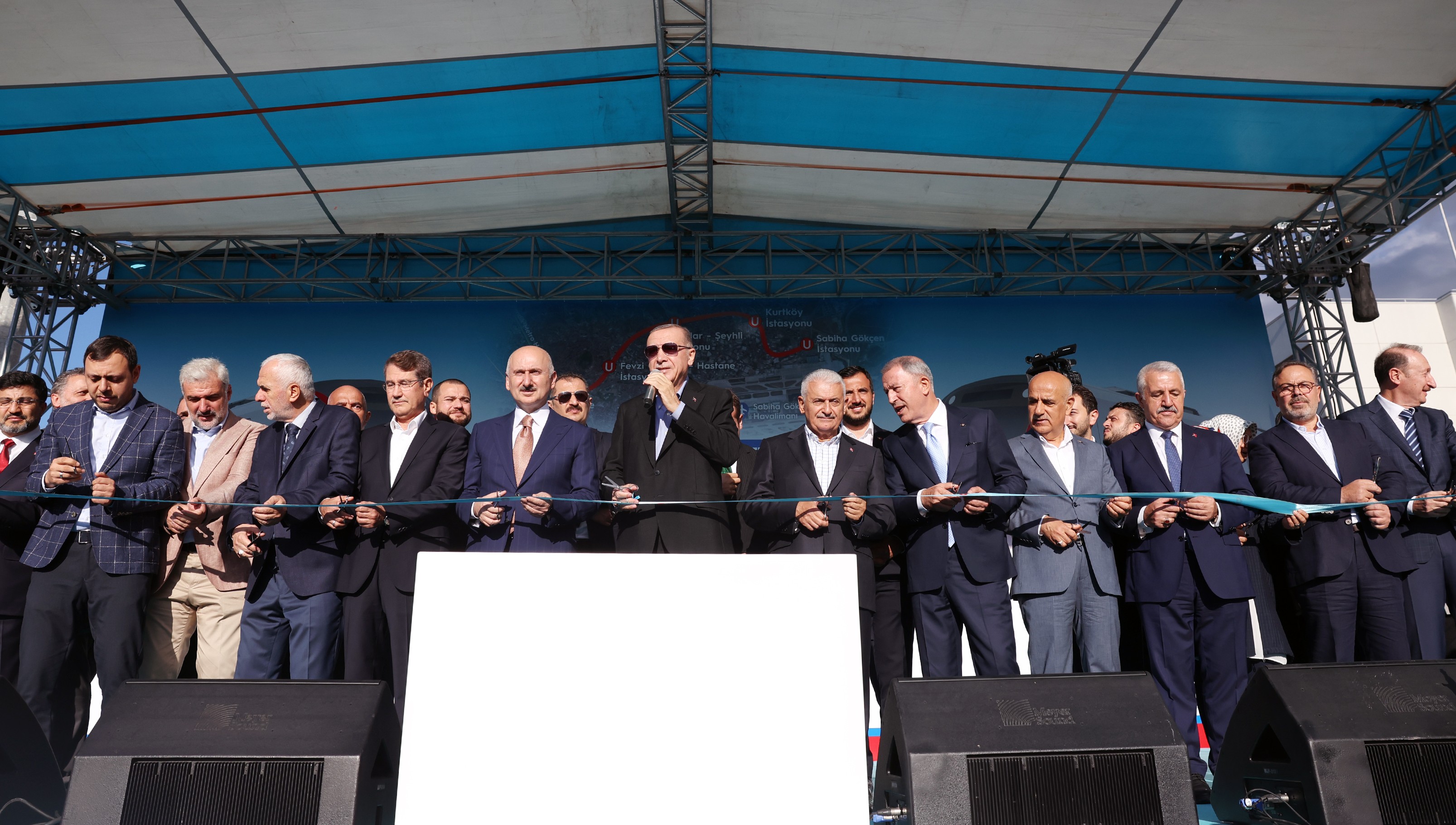 Cumhurbaşkanı Erdoğan'dan Pendik- Sabiha Gökçen Metrosu'nun açılışında önemli açıklamalar