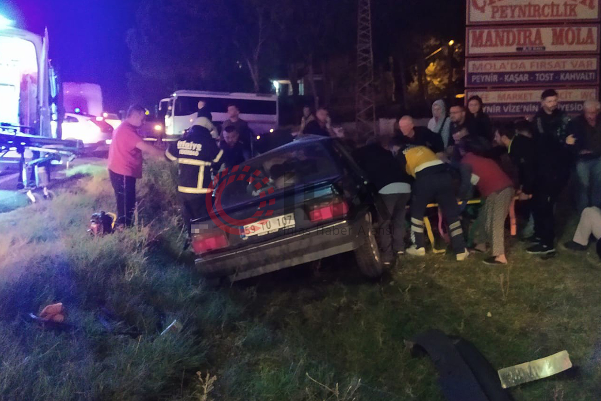 Tekirdağ'da feci kaza: Ölü ve yaralılar var