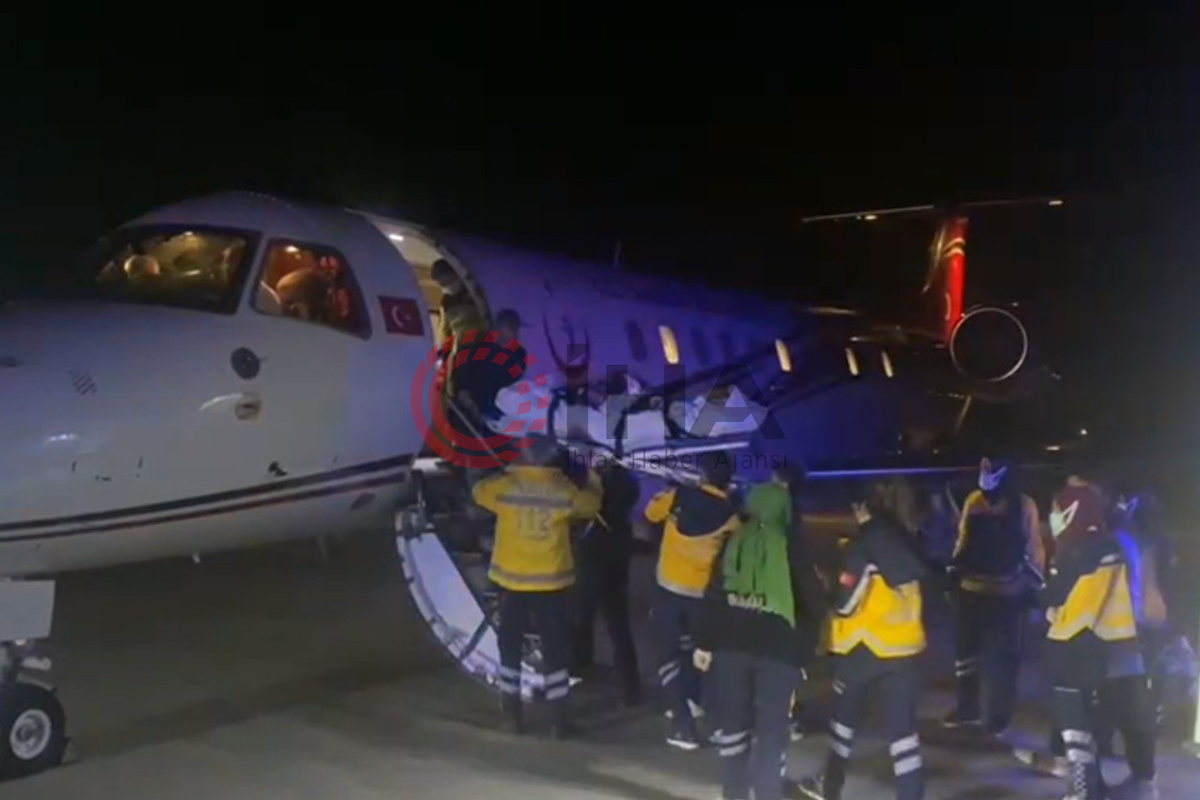 Bartın’da meydana gelen patlamada yaralanan 6 işçi 2 ambulans uçakla İstanbul'a getirildi