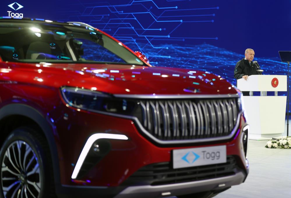 Cumhurbaşkanı Erdoğan: 'Togg prestijli bir Türk markası olarak dünyada yolları süsleyecektir'