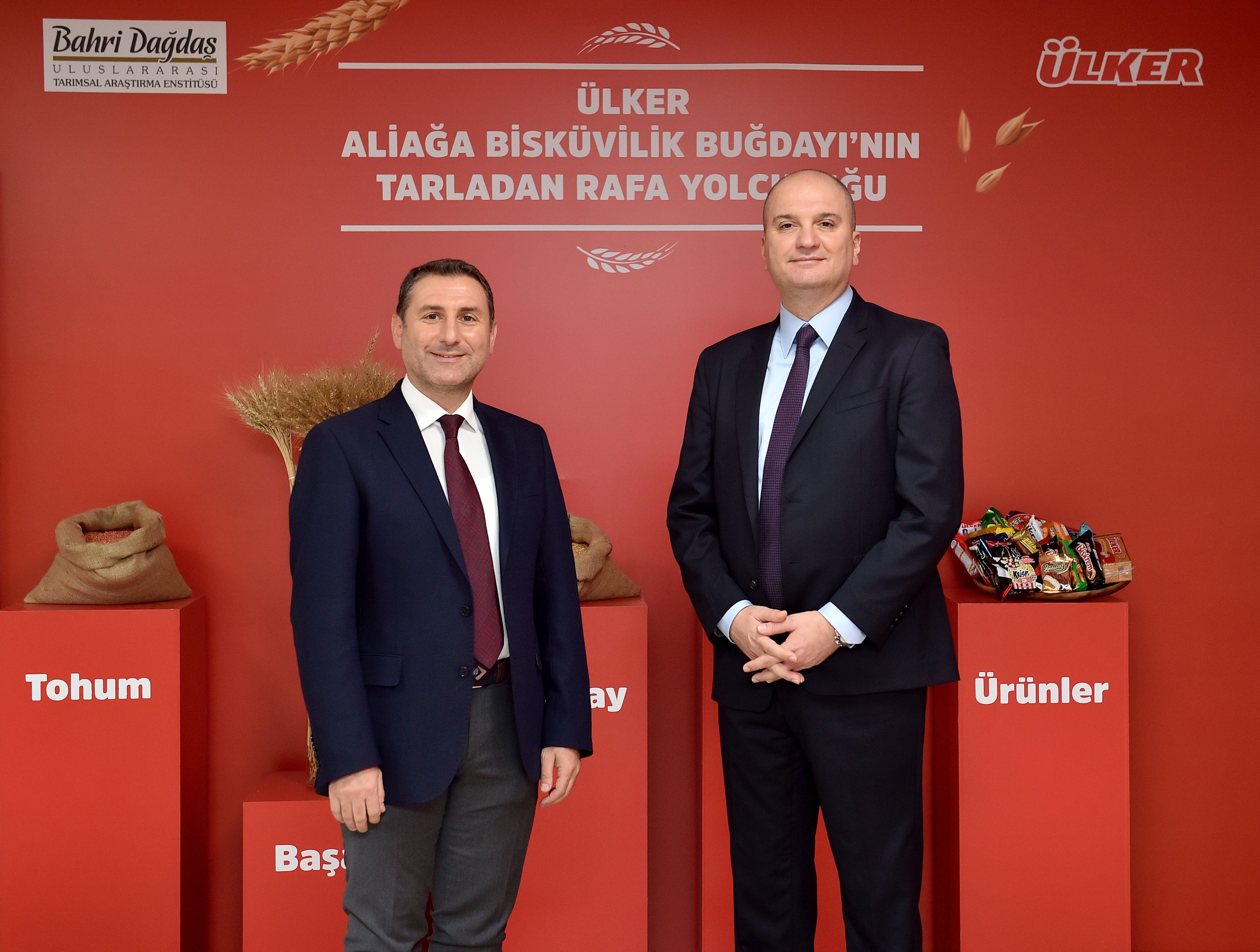 Aliağa Bisküvilik Buğdayı Ülker ürünleriyle buluştu