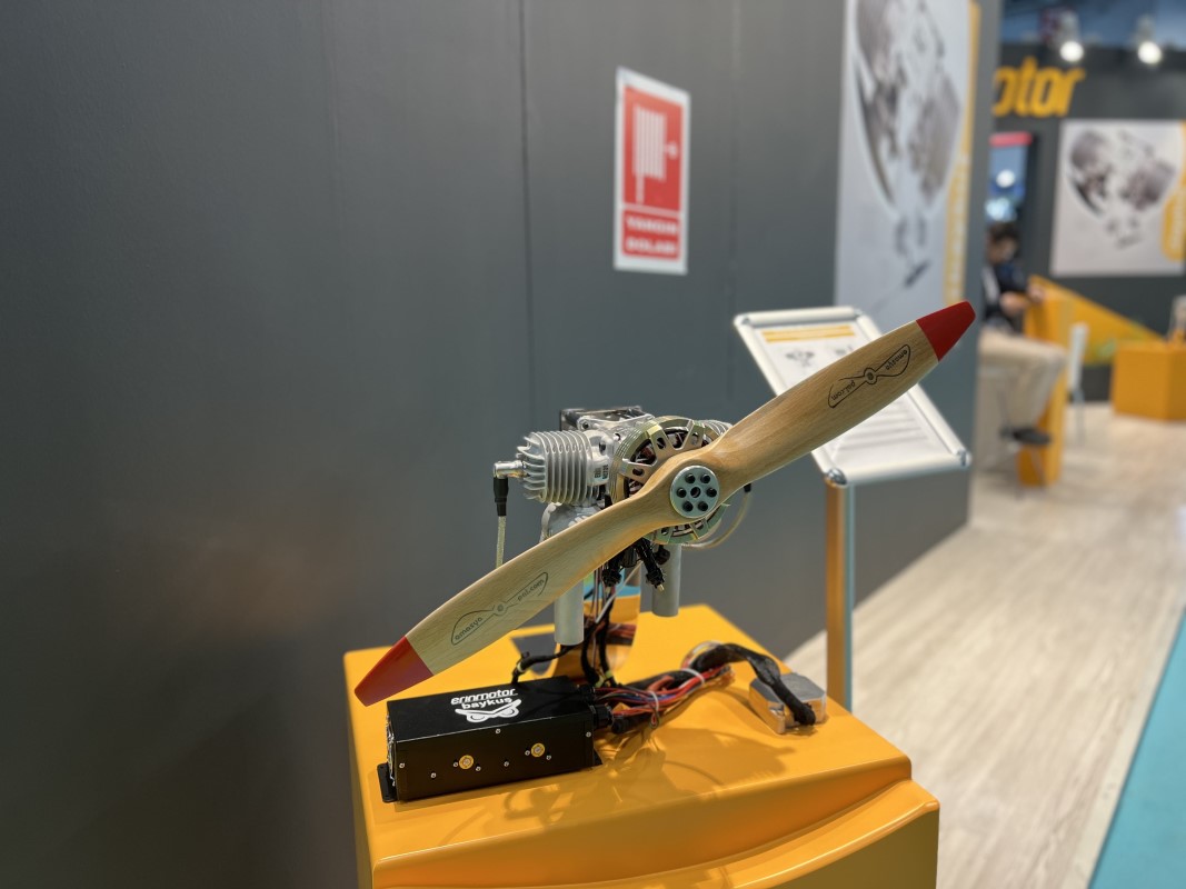 İHA'lar için üretilen yerli motorlar SAHA Expo'da sergileniyor