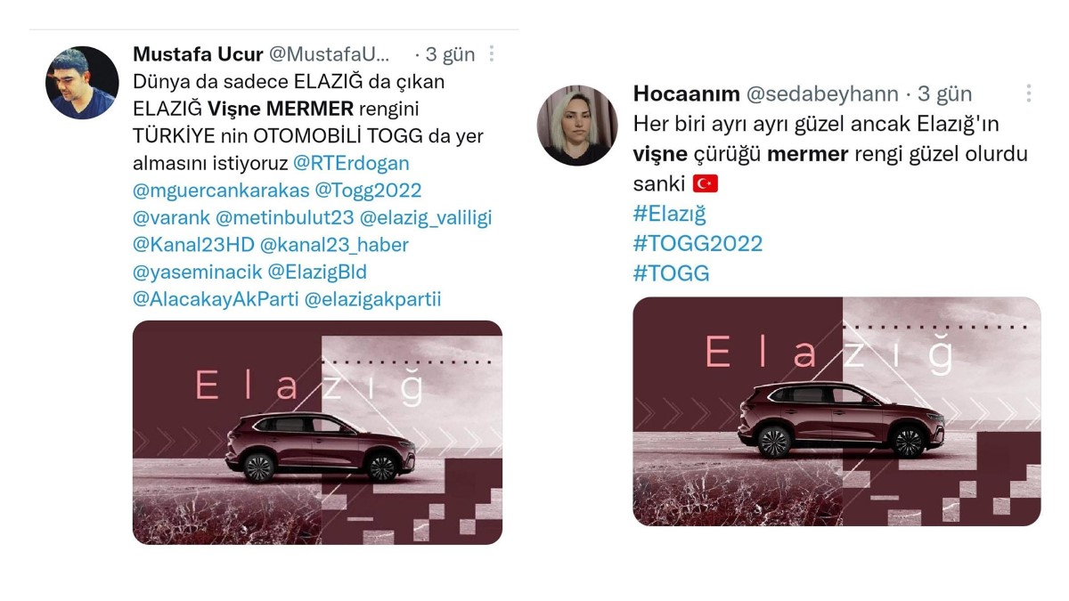 Rengi ve dokusuyla dünyada tek olan 'Elazığ Vişne Mermeri'nde TOGG talebi