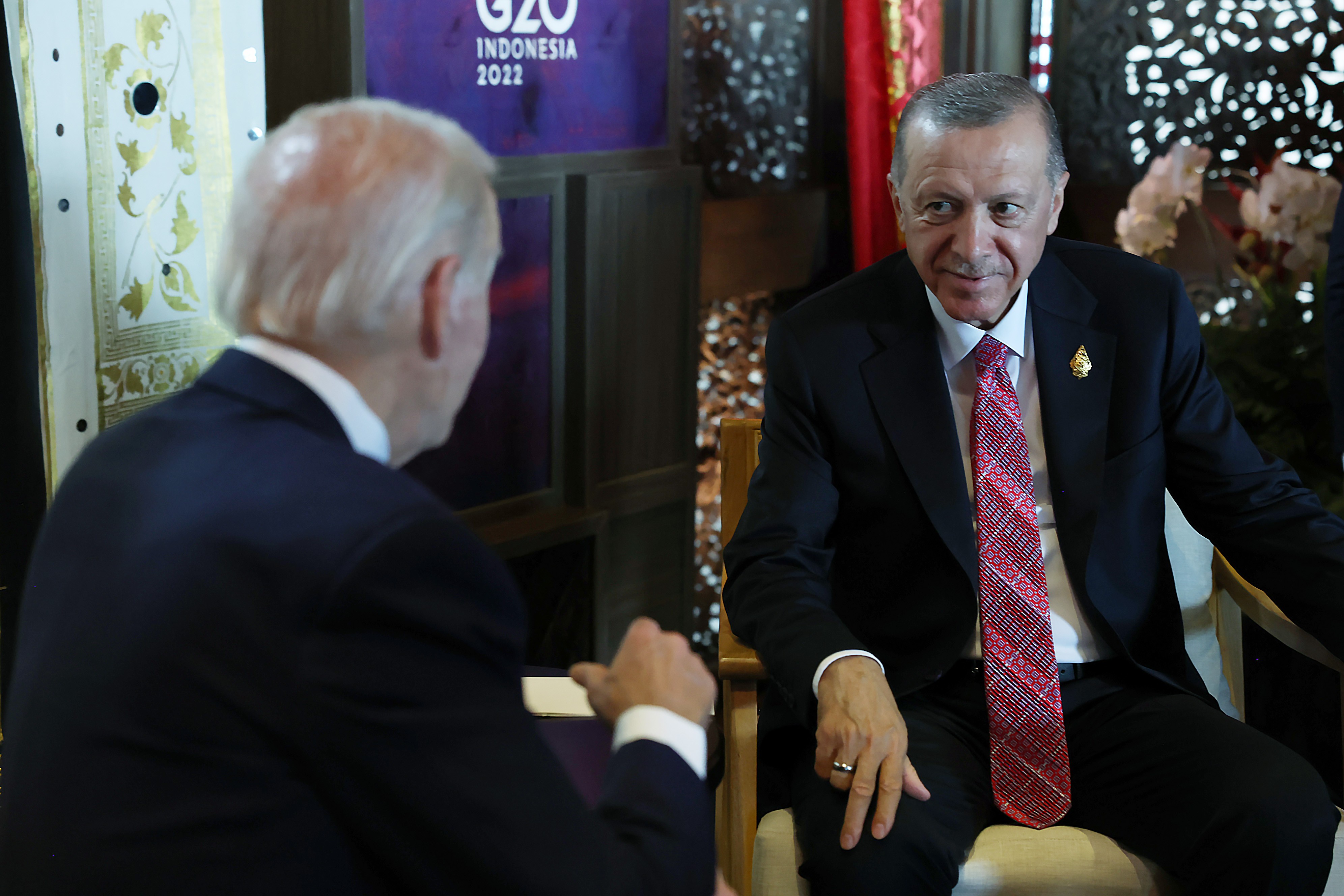 Cumhurbaşkanı Erdoğan, Biden ve Macron ile görüştü