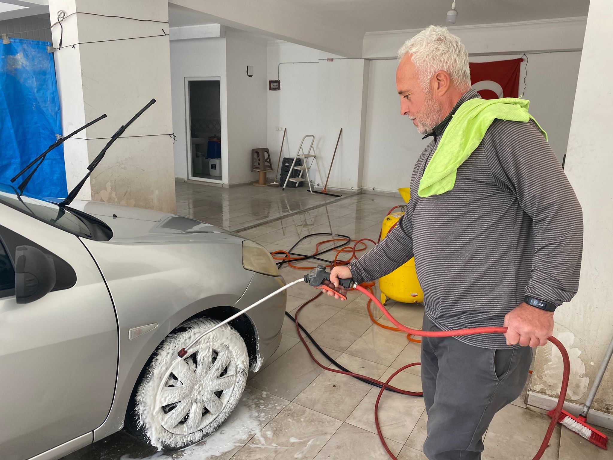 Türkiye şampiyonluğundan oto yıkamacılığına