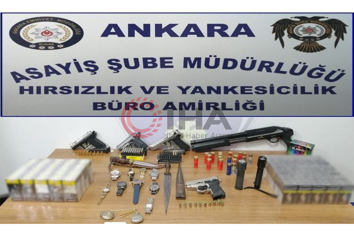 Ankara’da hırsızlık çetesine 'Keklik' operasyonu