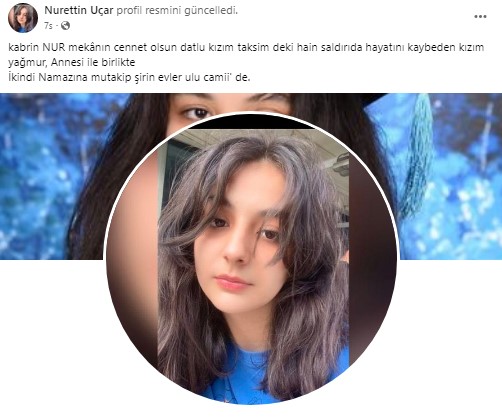 Patlamada hayatını kaybeden Yağmur Uçar’ın fotoğrafı ortaya çıktı