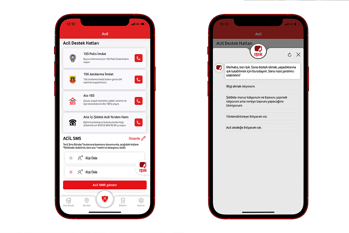Kadınlara destek için ‘Kırmızı Işık’a yapay zeka tabanlı sohbet robotu eklendi