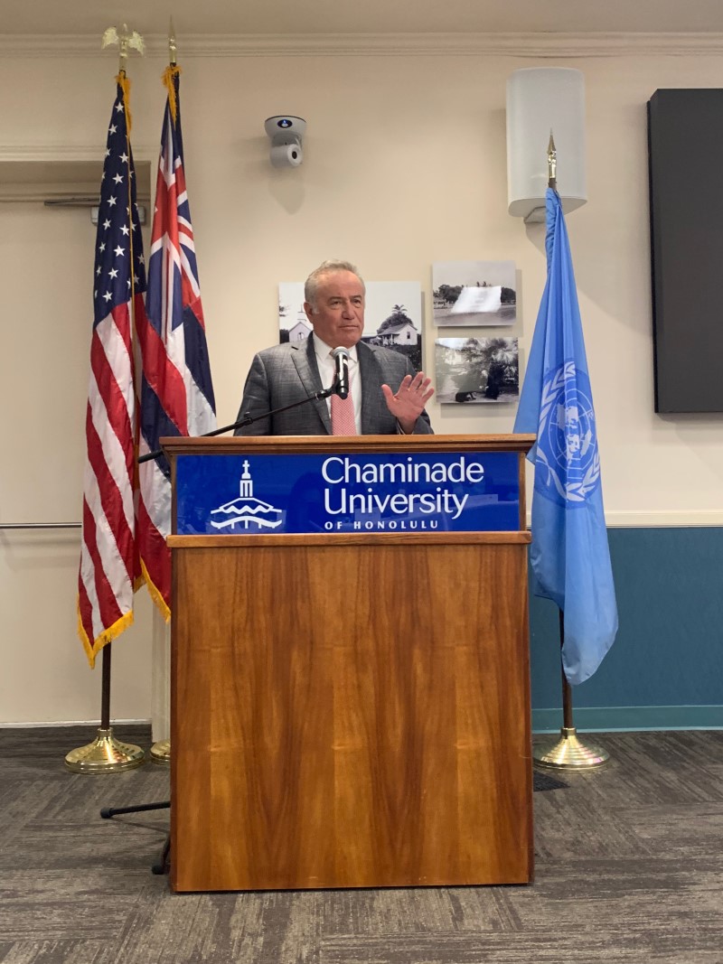 Birleşmiş Milletler Toplantısında Enver Yücel’den eğitim vurgusu