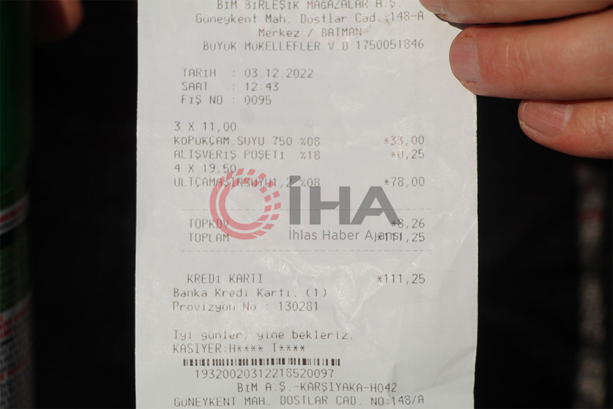 Reyonda farklı kasada farklı fiyata vatandaş tepki gösterdi