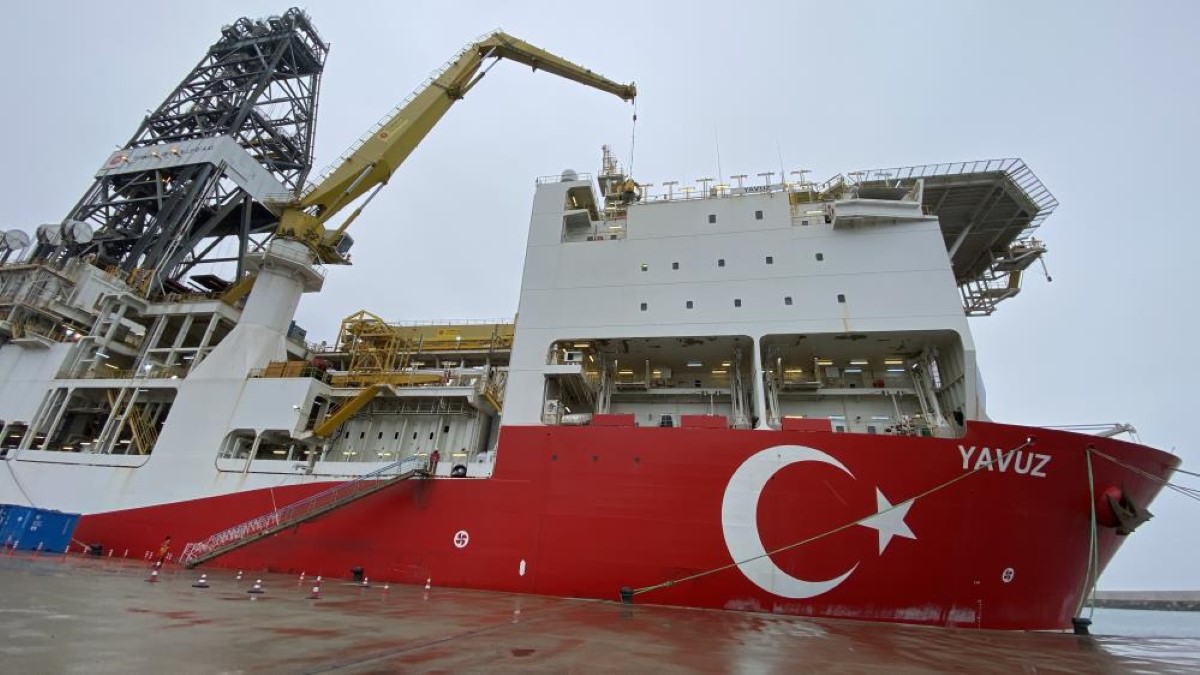 Yavuz Sondaj Gemisi Karadeniz'deki ilk seferine hazırlanıyor