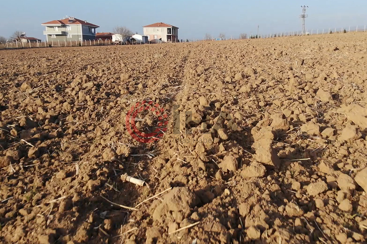 Çiftçiyi tedirgin eden tehlike: Kuraklık toprağı taş gibi yaptı