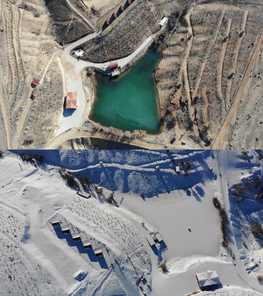 Son yılların en kurak kışı: İki fotoğraf arasındaki fark kuraklığı gözler önüne serdi