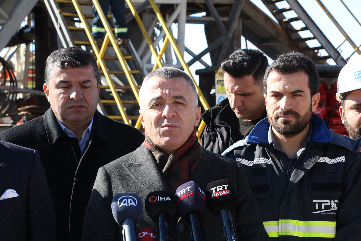 Şırnak Namaz Dağı’nda petrol araması için sondaj çalışması başladı