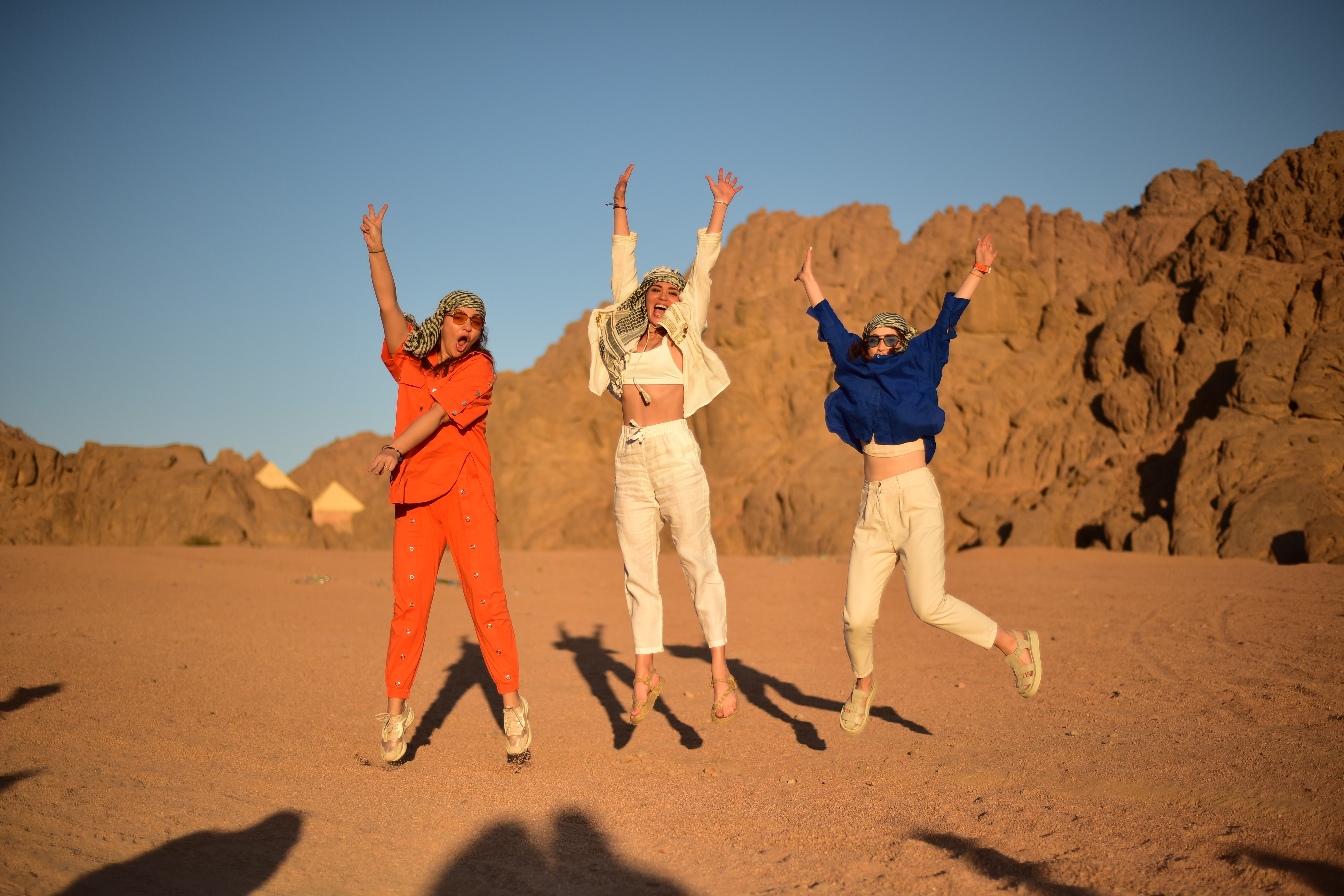 Türk oyuncular Mısır’ın en ünlü tatil merkezinde buluştu