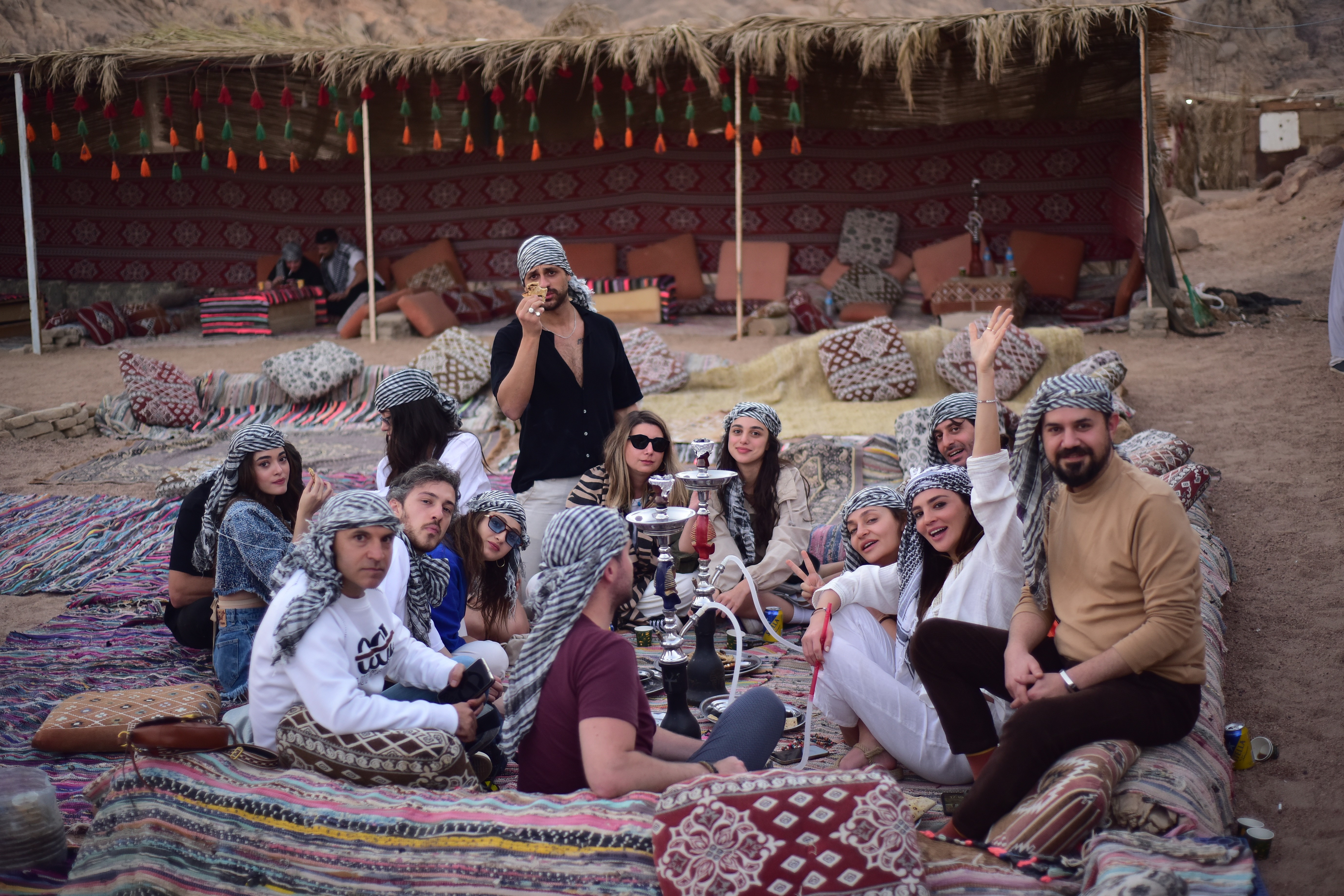 Türk oyuncular Mısır’ın en ünlü tatil merkezinde buluştu