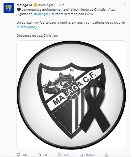 Hataysporlu futbolcu Christian Atsu hayatını kaybetti