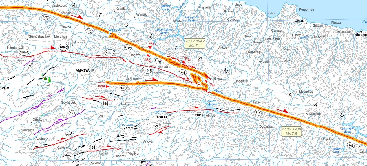 Kuzey Anadolu fay hattında endişelendiren tablo