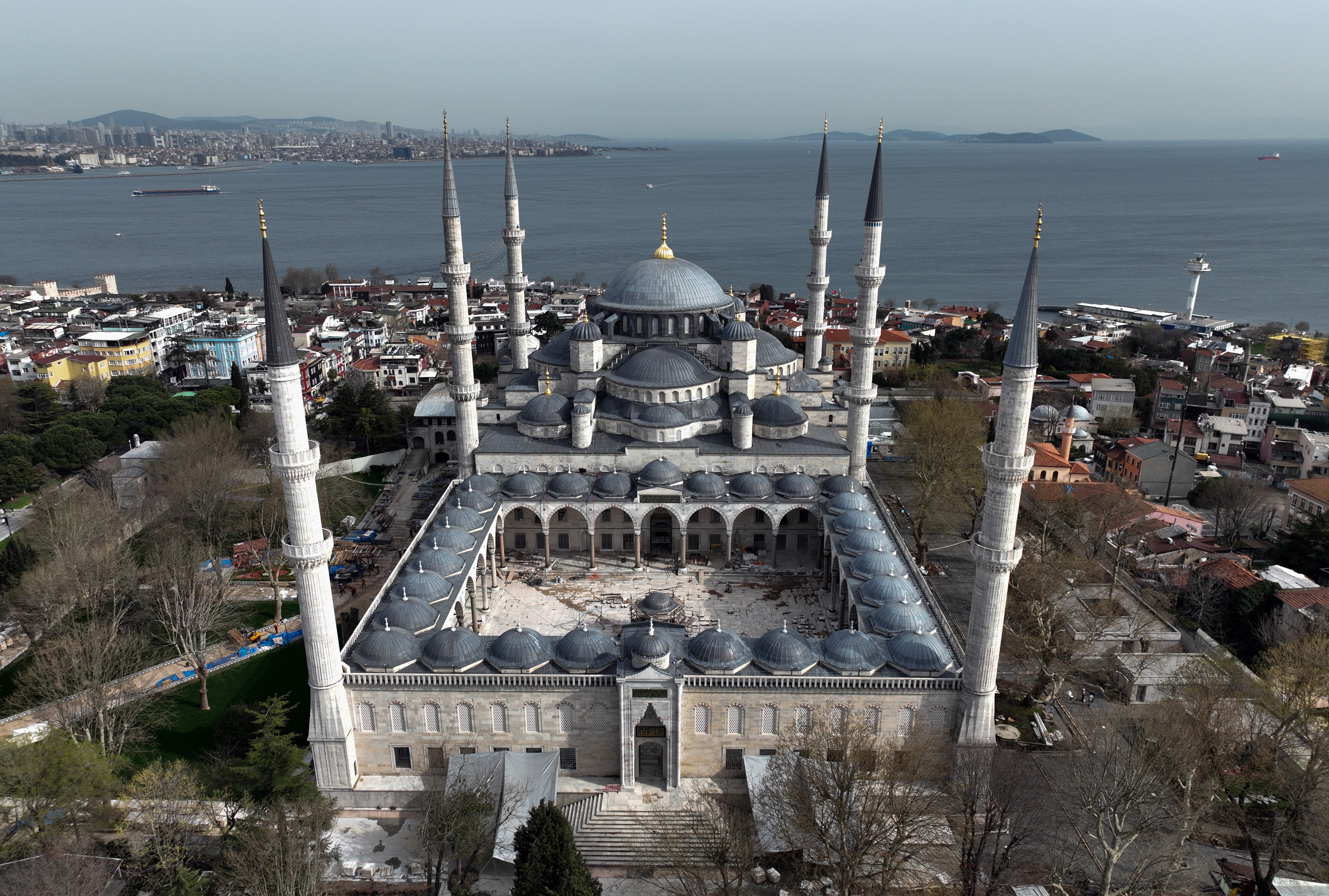 Sultanahmet Camii restorasyonunda sona yaklaşıldı