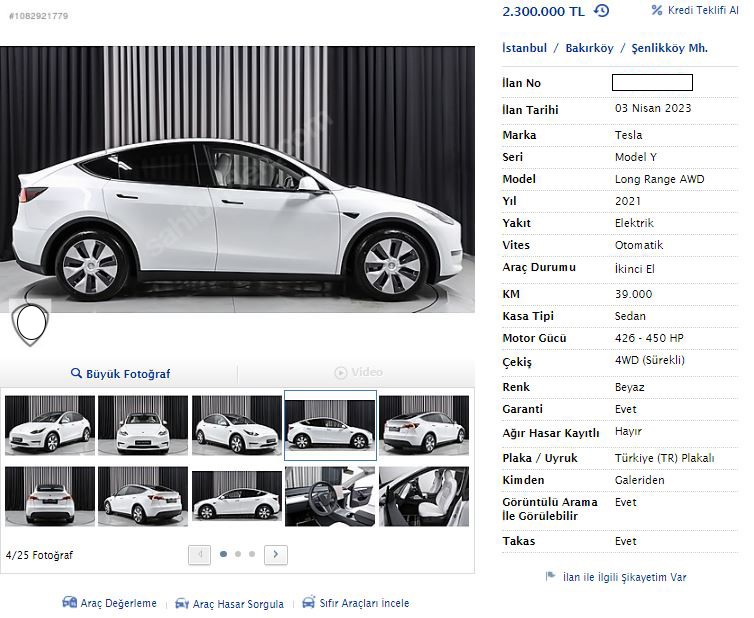 Tesla Türkiye direkt satışı ile fırsatçıların oyununu bitirdi