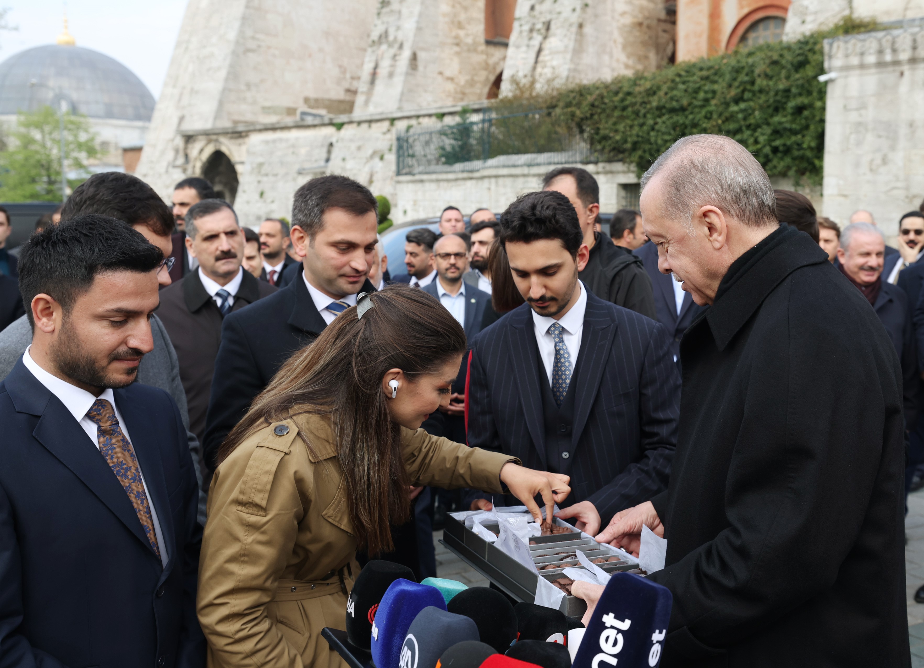 Cumhurbaşkanı Erdoğan bayram namazını Ayasofya'da kıldı